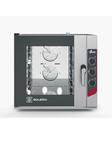 Four mixte boulangerie électrique Venix SQ06M0G0 – 6 EN 60 x 40 | Commandes Manuelles - 380 V - 674005070827_0