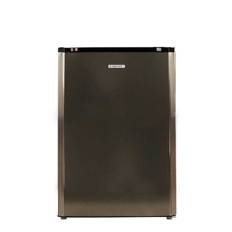 FrigeluX Réfrigérateur armoire 161L dont congélateur 4* de 24L, corps gris et porte look inox, RF190A++VCM - argenté 3541361804069_0