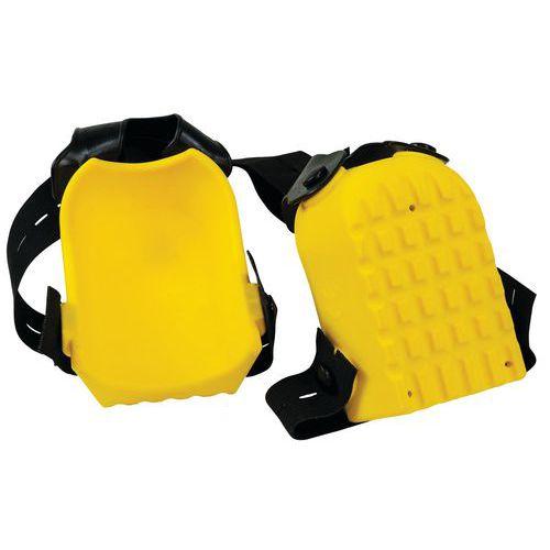 GENOUILLÈRES JAUNES 2 LANIÈRES DIN EN 14404 NIVEAU 1 - MONDELIN