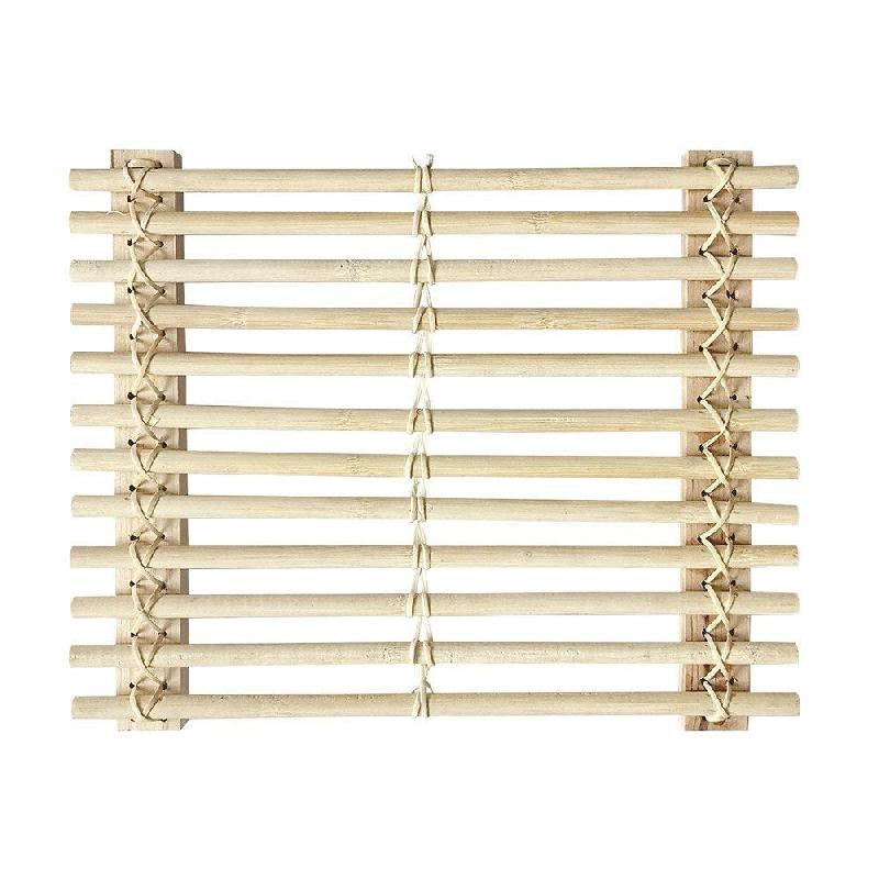 Grille de présentation en bambou naturel 32,5x26,5cm par 10_0