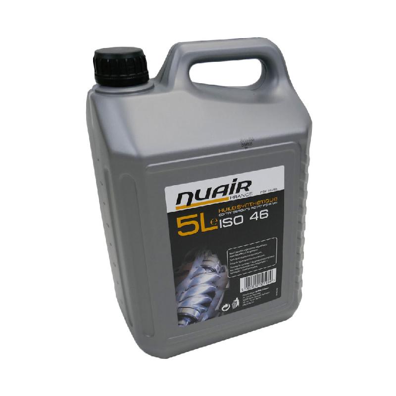 Huile synthétique pour compresseurs rotatifs à vis - 5L - NUAIR - Réf. 11576037_0
