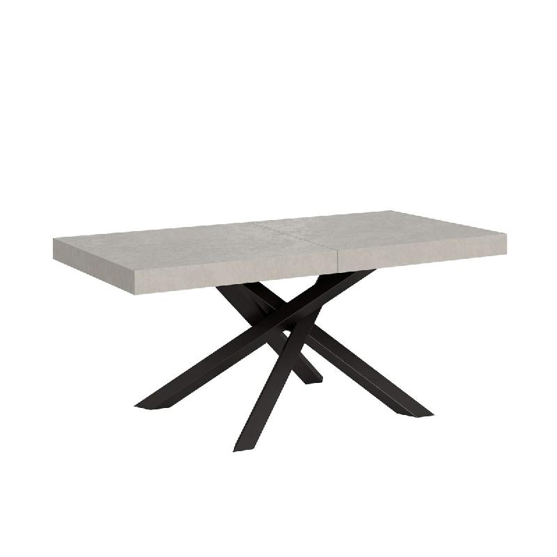 Itamoby Table extensible 200/304x90 cm Volantis Premium pieds anthracite cachemire - gris multi-matériau VE200PRVLPRLL-CH-AN_0