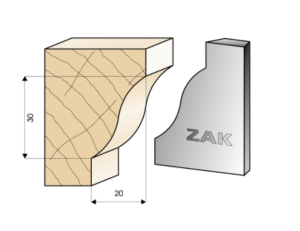 JEU DE 2 FERS ZAK531063 HAUTEUR 50MM