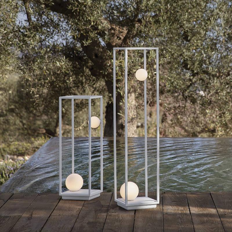 KARMAN ABACHINA LAMPADAIRE LED IP65 103 CM BLANC
