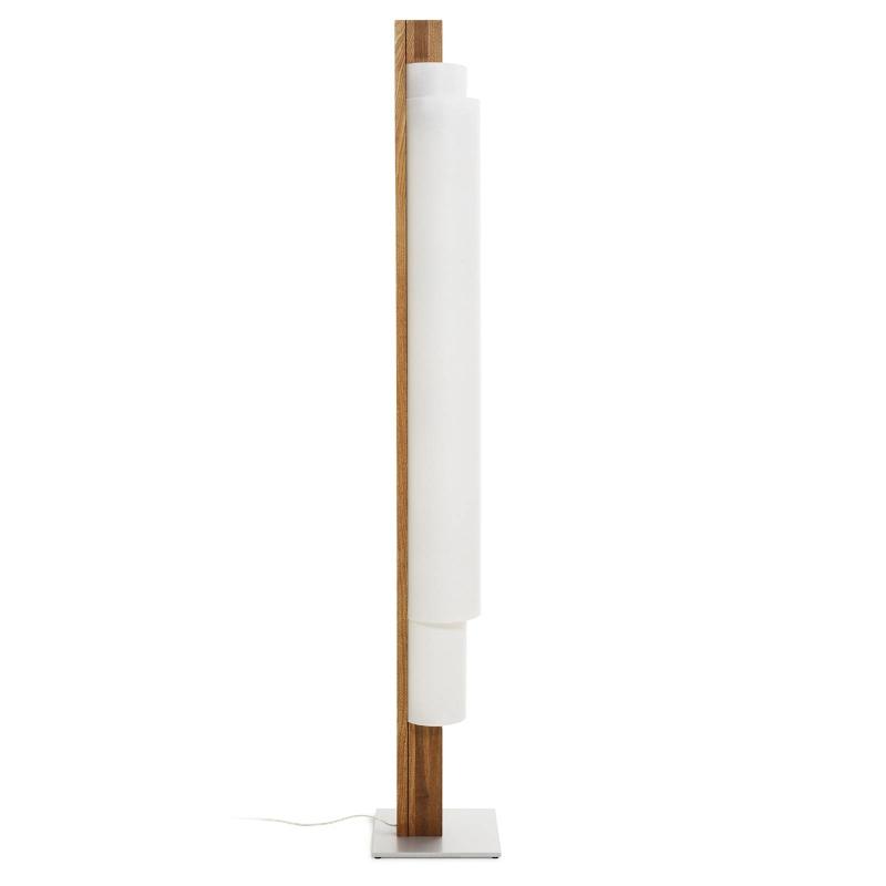 DOMUS LAMPE SUR PIED STELE, CŒUR DE HÊTRE, 176 CM, VARIATEUR D\'INTENSITÉ VARIABLE