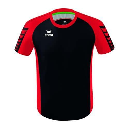 MAILLOT ERIMA SIX WINGS NOIR/ROUGE