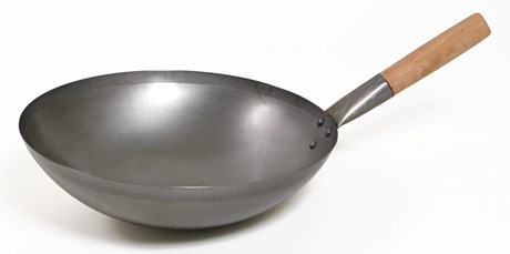 MATFER - WOK ACIER MANCHE EN BOIS D.350 MM - 062035