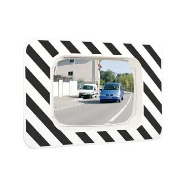 Miroir routier antigivre/antibuée optique 800 x 600, cadre 1200 x 910_0