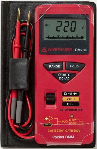 Multimètre numérique portable compact - 3400 points - 600V AC/DC - AMPDM78C - Beha-Amprobe_0