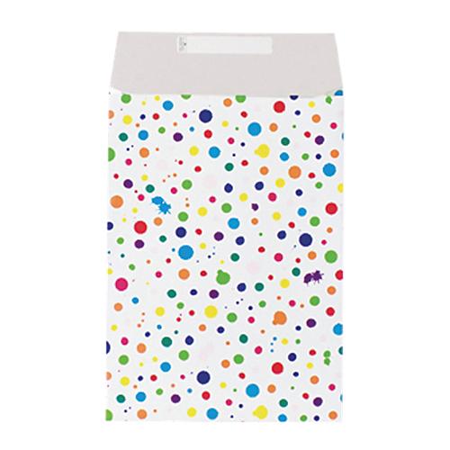 POCHETTES CADEAUX DOUBLE PAPIER COUCHÉ 30CM (H) X 22CM (L) BLANC - 50 UNITÉS