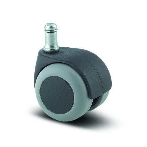 ROULETTE PIVOTANTE POUR CHAISE ET FAUTEUIL - MOYEU LISSE - LUMINA TENTE