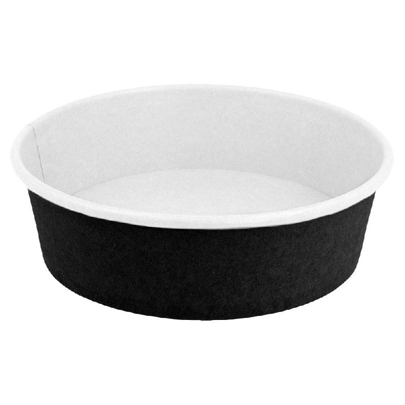 Saladier carton Black Edition 500cc Ø15/12,8x4,5cm - par 300_0