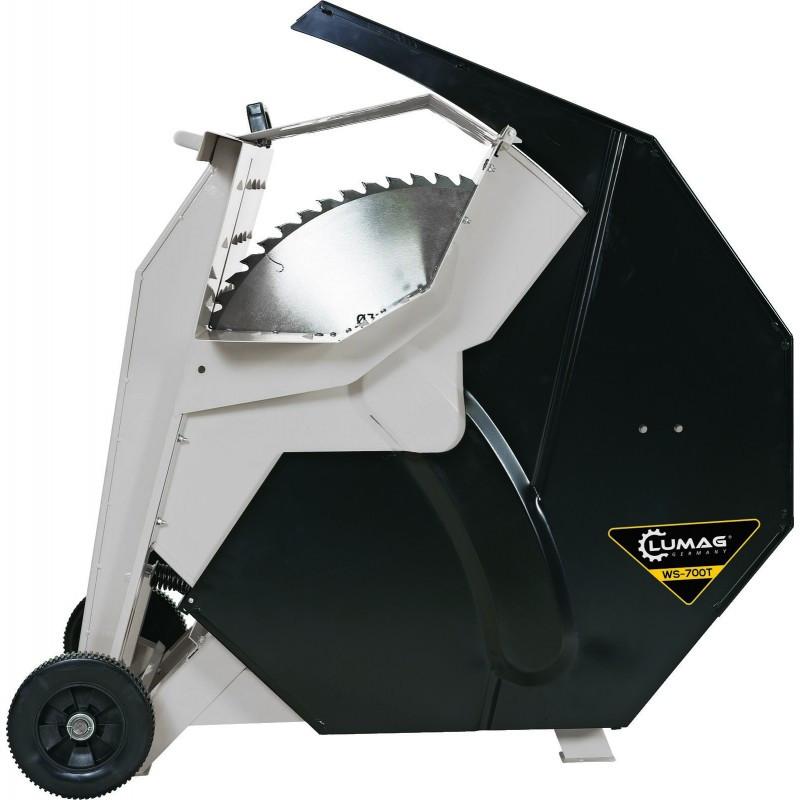Scie à bûches triphasée Lumag 700mm 5kW - lame circulaire carbure tungstène_0