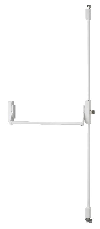 Serrure anti-panique 3 points haut et bas réversible - laqué blanc - porte maxi 1150 mm - norme CE NF EN1125 - marque THIRARD_0