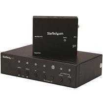 StarTech.com Extendeur vidéo HDBaseT multi-entrées - Switch intégré HDMI, VGA, DisplayPort - 4K via Cat5e/Cat6_0