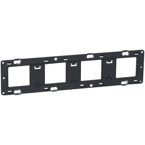 SUPPORT POUR FIXATION À VIS MONTAGE POUR 4 POSTES - LEGRAND