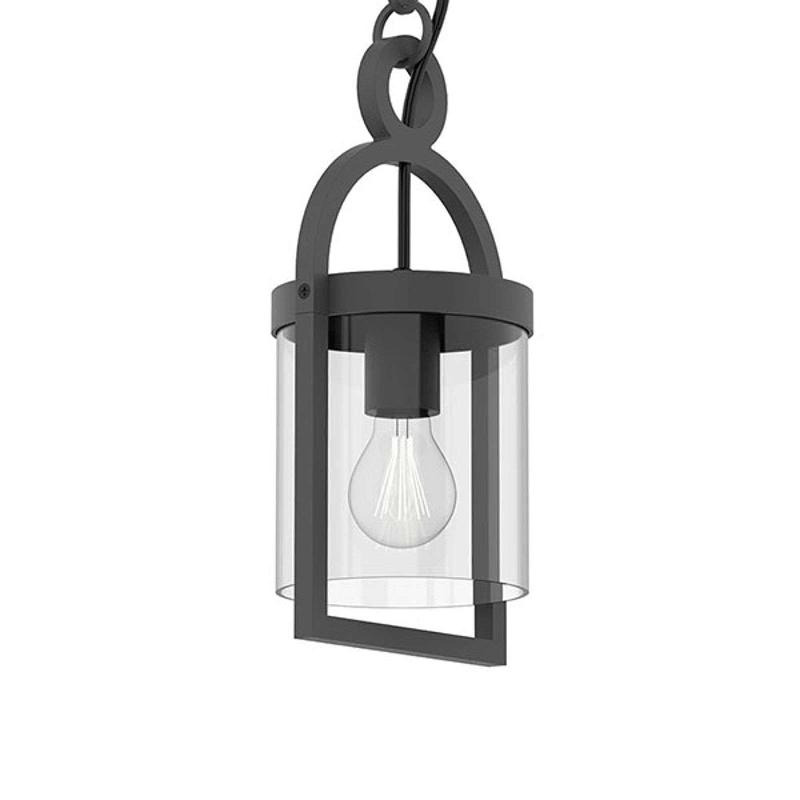 MANTRA ILUMINACIÓN SUSPENSION D\'EXTÉRIEUR MAYA EN GRIS FONCÉ IP65, 150 CM