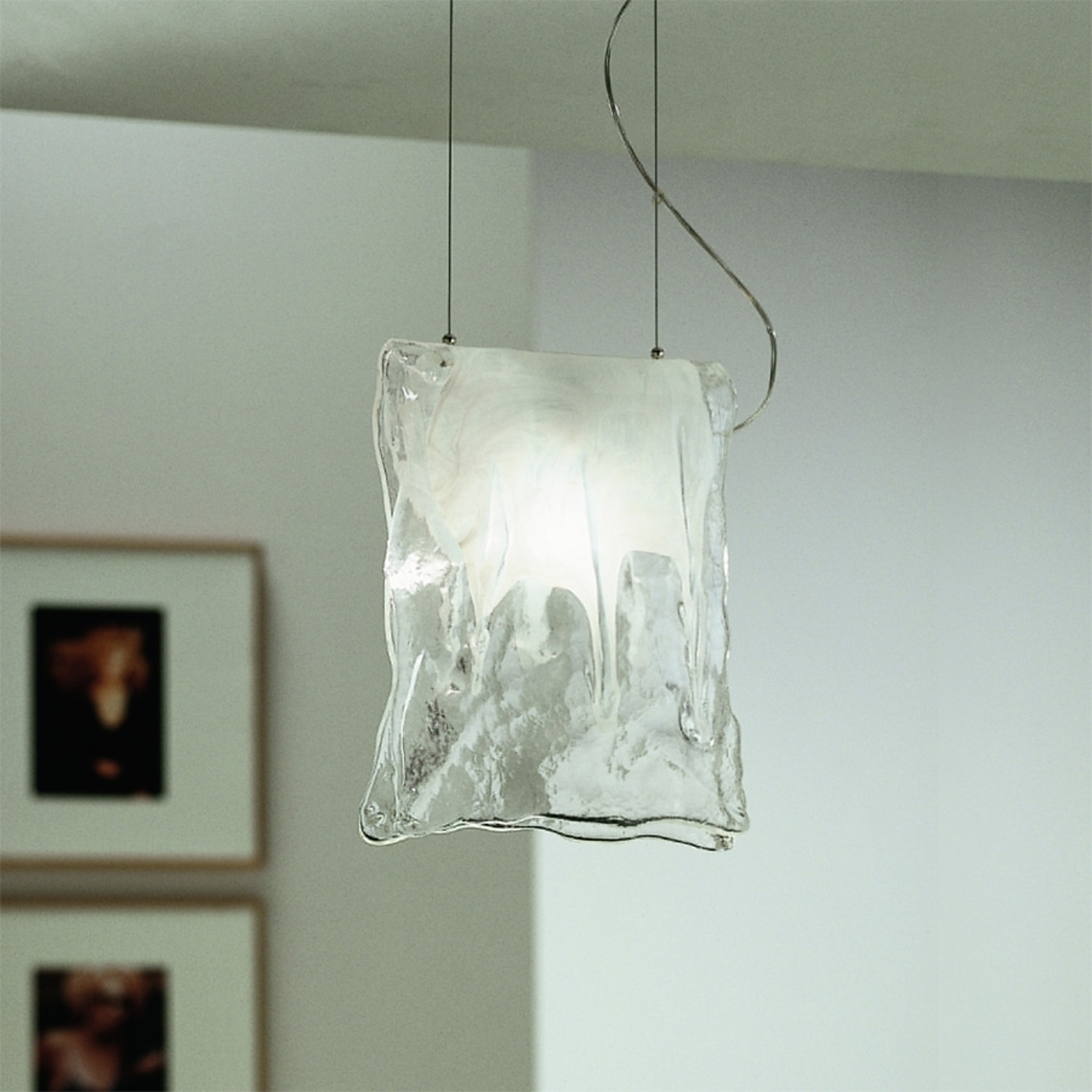 SIL-LUX SUSPENSION MURANO, À UNE LAMPE, LARGEUR 16 CM