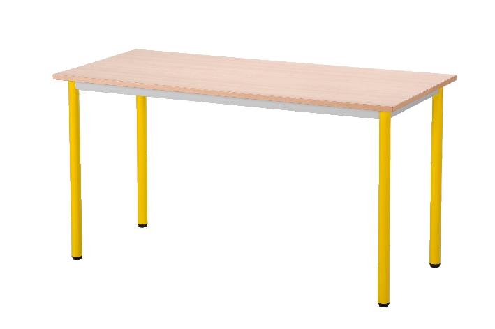 TABLE T\'SUP PLATEAU 140 X 60 CM STRATIFIÉ - T6 - PIÉTEMENT GRIS - MANUTAN COLLECTIVITÉS