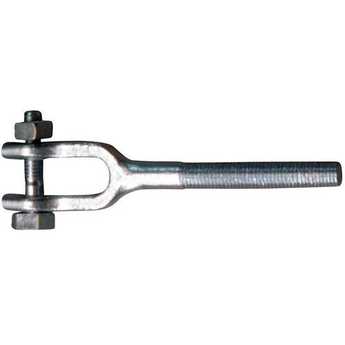 TIGE A CHAPE BOULONNEE ZINGUEE F=800KG DIAMETR E=14MM