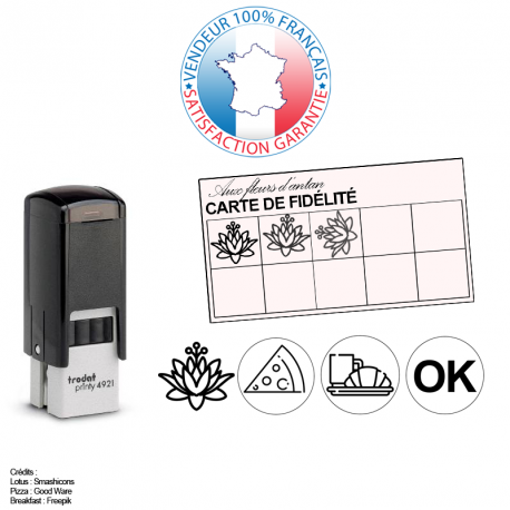 Trodat printy 4921 | empreinte 2 lignes 12 x 12 mm offerte référence: 025-trodat-printy-4921_0