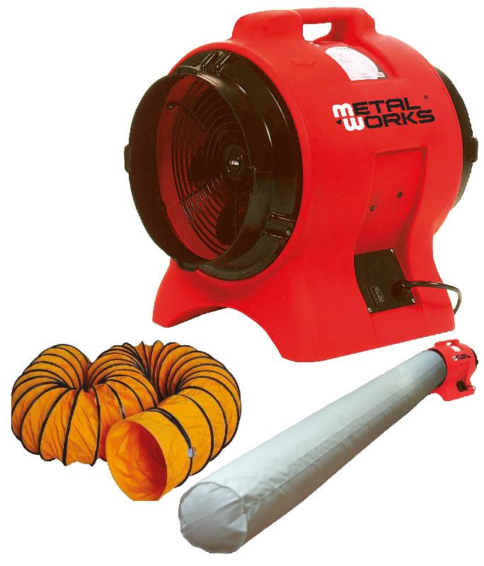 Ventilateur MV300PP avec tuyau et sac filtrant MW Tools MV300PPSET_0