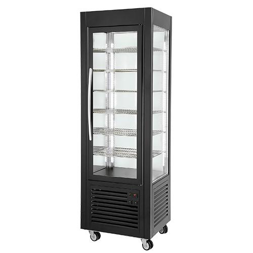 Vitrine réfrigérée positive ventilée noire - 360L - RD60FN_0