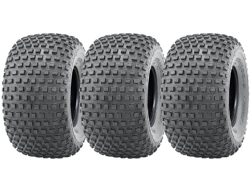 22x11.00-8 pneu ATV Knobby, Quad trailer 22 11 8 pneu 4 ply heavy duty, set of 3_0