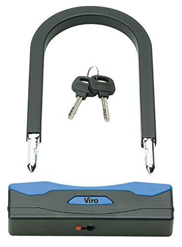 Antivol en U VIRO LUC/ARCO19 - Mixte adulte, noir, 190 x 160 mm - Haute protection à clé_0
