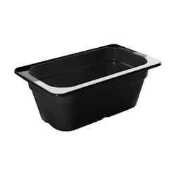 Bac Gastro GN 1/4 Noir Mélamine - Profondeur 100 mm - 2,5 L - Lacor - noir 66410J_0