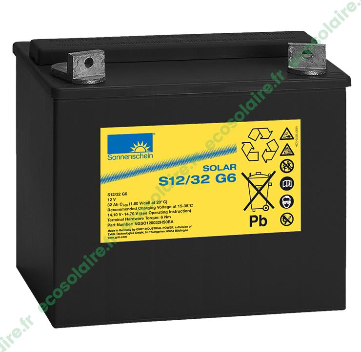 BATTERIE SONNENSCHEIN SOLAR S12/32  32AH 12V_0