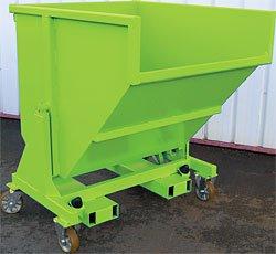 Bennes auto-basculantes GIE - capacité de 480 à 2500 litres - sur socle ou roues_0