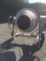 Bétonnière VITO VT480 - Moteur Honda GX - Cuve intérieure propre - Timon et rampe - Révision OK_0