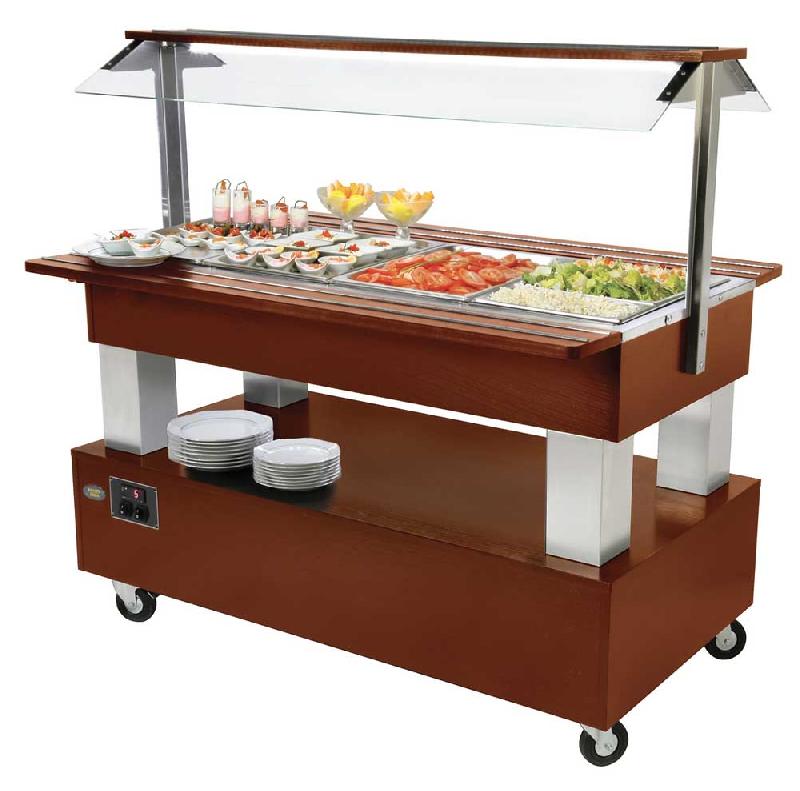 Buffet réfrigéré central mobile pour 4 bacs gn1/1 - SB 40F_0