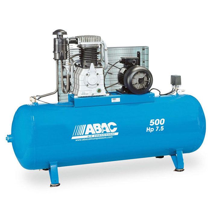 Compresseur d'air ABAC marche lente 500 litres - 7,5 CV - débit 56 m³/h - triphasé 400V - 11584013_0