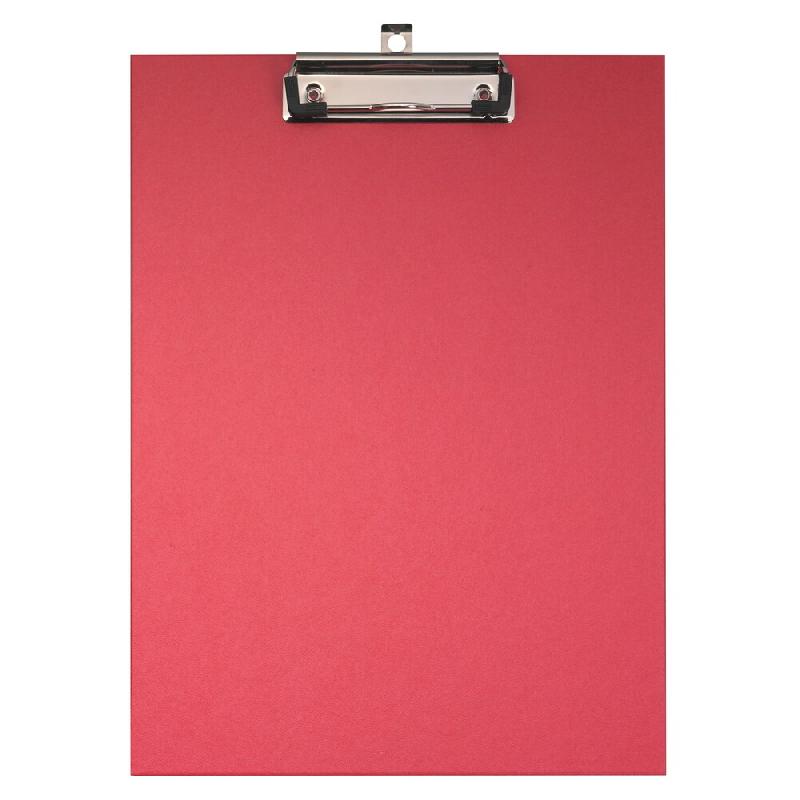 Exacompta Lot de 10 Porte-bloc ECO, pour A4, en carton rembordé, coloris rouge - rouge 17295E_0