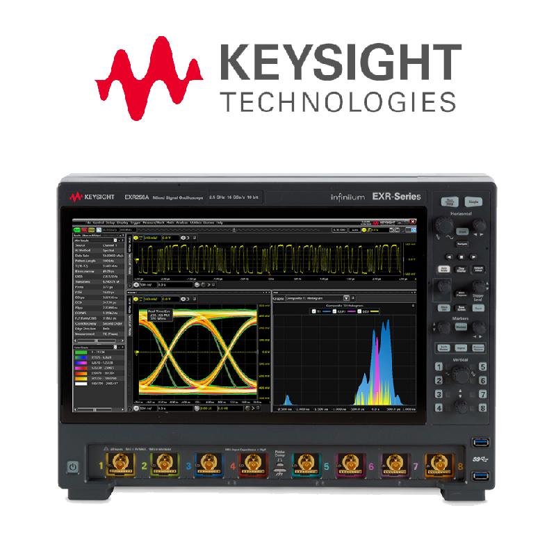 Oscilloscopes numériques Keysight EXR-SÉRIE - 4 ou 8 voies, 500 MHz à 6 GHz, 10 bits, écran tactile 15.6''_0