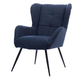 Fauteuil Bleu -  Autre Tissu Amadeus 82x72 cm - bleu 3520071911090_0