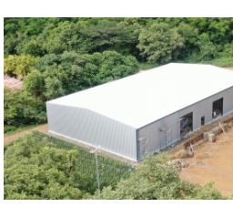 Structure démontable et extensible pour salles de fêtes et conventions