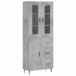 Helloshop26 - Buffet bahut commode armoire meuble de rangement organisateur cuisine salle de séjour salon haut 69,5 x 34 x 180 cm 02_0034642 - 300021_0