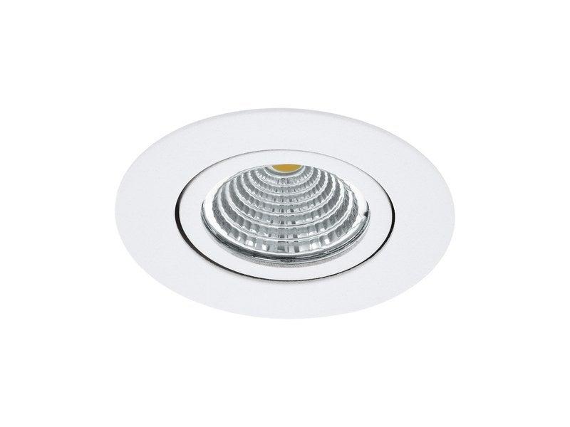 Kit 1 spot à encastrer orientable Saliceto - LED intégrée 2700K, rond blanc - EGLO_0