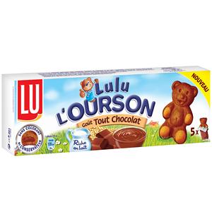 LU LULU L'OURSON PÂTISSERIE TOUT CHOCOLAT X 5 150 G_0