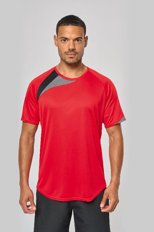 Maillot manches courtes unisexe - Réf : PA436 - 100% polyester, léger et respirant - Marque PROACT_0