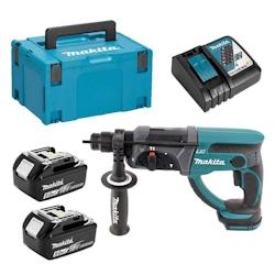 MAKITA MACHINES Perforateur Burineur  Makita Dhr202rtj - Sds-plus - 18v - 2 X 5.0 Ah Lxt - 0088381692069_0