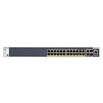 NETGEAR M4300-28G-PoE+ Géré L2/L3/L4 10G Ethernet (100/1000/10000) Connexion Ethernet, supportant l'alimentation via ce port (PoE) 1U Noir_0