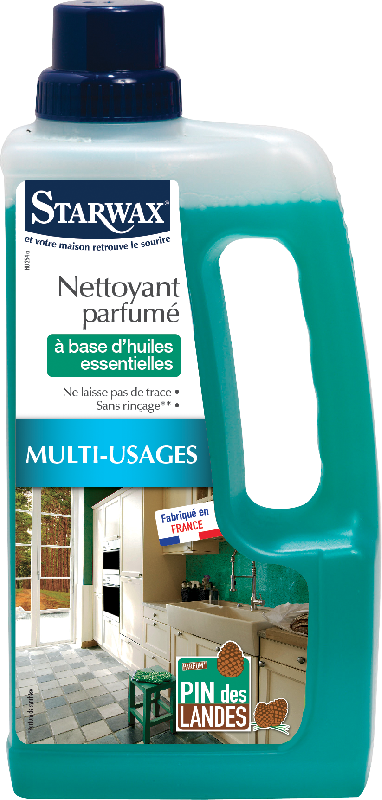 Nettoyant multiusage STARWAX 1L - à base d'huiles essentielles de pin, fabrication française_0