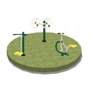 Parcours de santé - pack 3B - sports urbains - longueur 81 cm - équipements modulaires pour espaces extérieurs - dubnt-pack3b_0