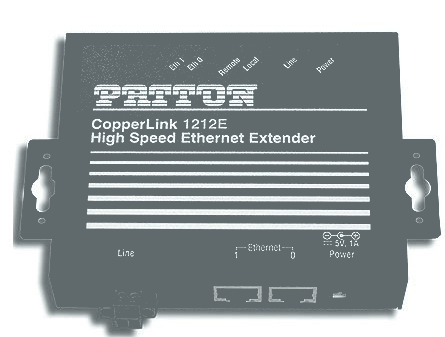 Patton CL1212E - Extenseur Ethernet industriel à double port sur câble cuivre haut débit jusqu'à 168 Mbps_0