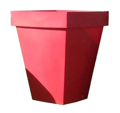 Pot géant carré DÉCO - Polyéthylène - Hauteurs 735 à 1400 mm - Largeurs 630 à 1270 mm - 21 coloris_0