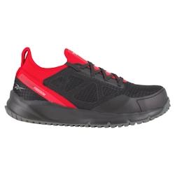 Reebok - Baskets de sécurité basses noire et rouge en maille nylon embout aluminium ALL TERRAIN S1P SRC Noir / Rouge Taille 43 - 43 noir matière sy_0